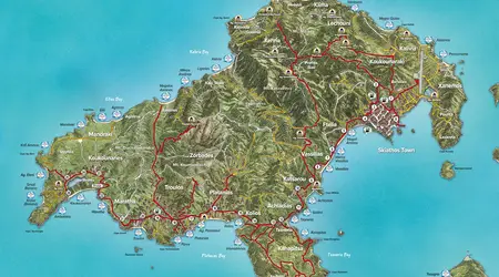 Skiathos Island Map
