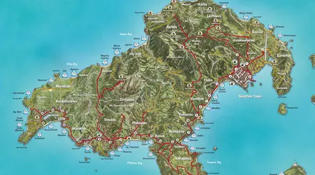 Skiathos Island Map