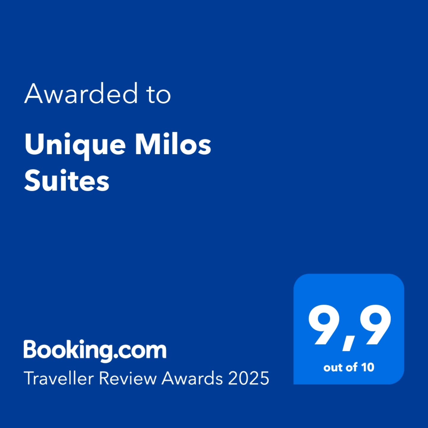 UNIQUE MILOS SUITES