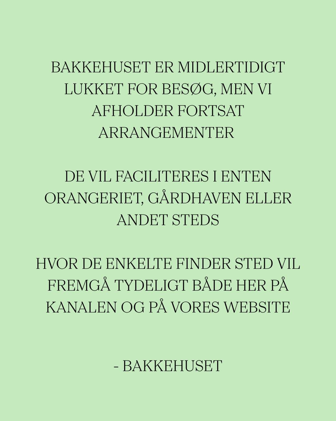 BAKKEHUSET
