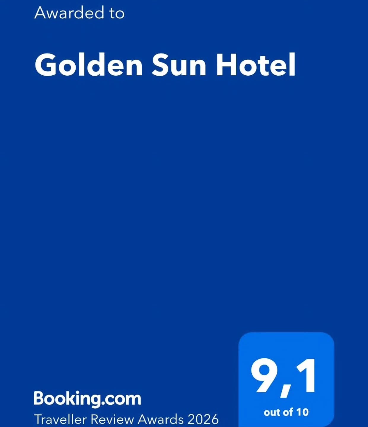 GOLDEN SUN HOTEL