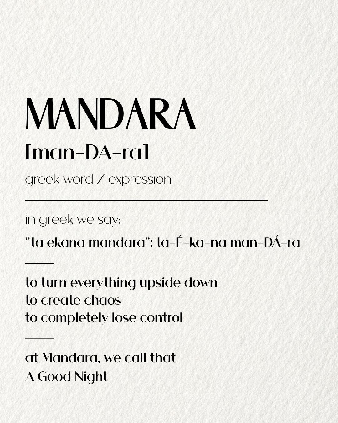 MANDARA