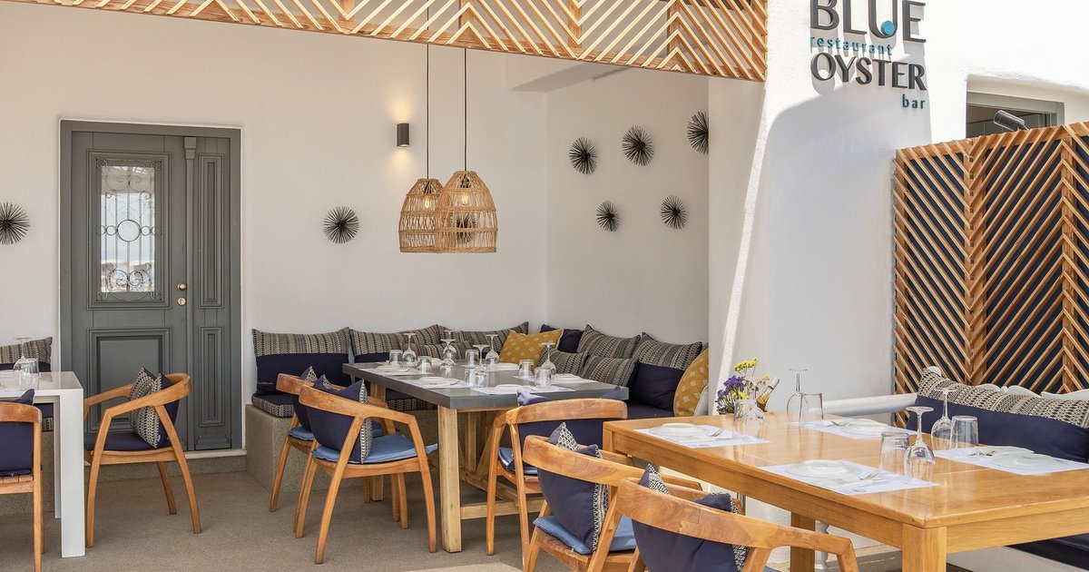Blue Oyster: A Seafood Paradise at Ambelas Beach, Paros