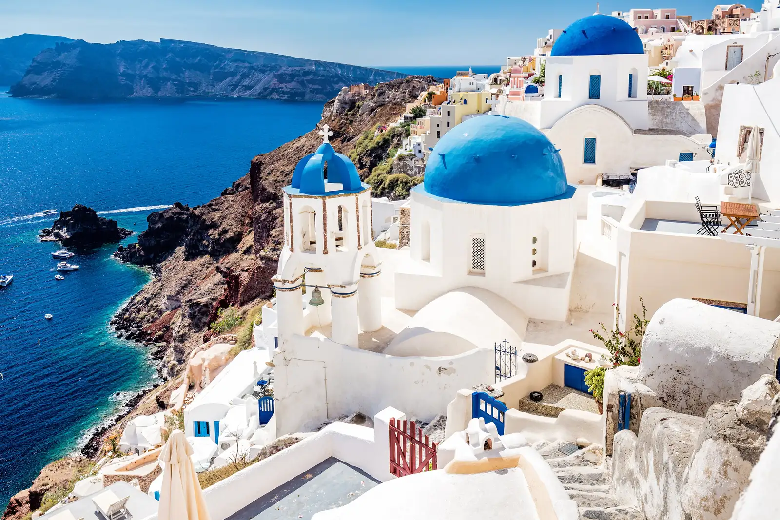 Oia Blue Dome Viewpoint