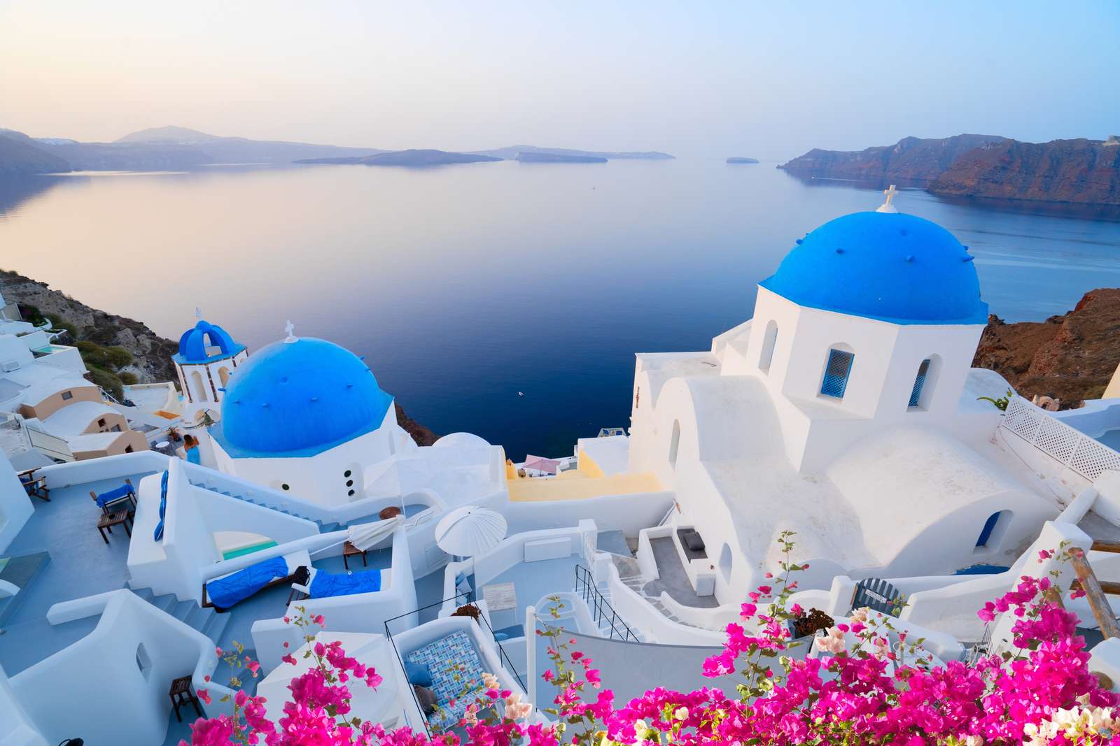 Oia Blue Dome Viewpoint