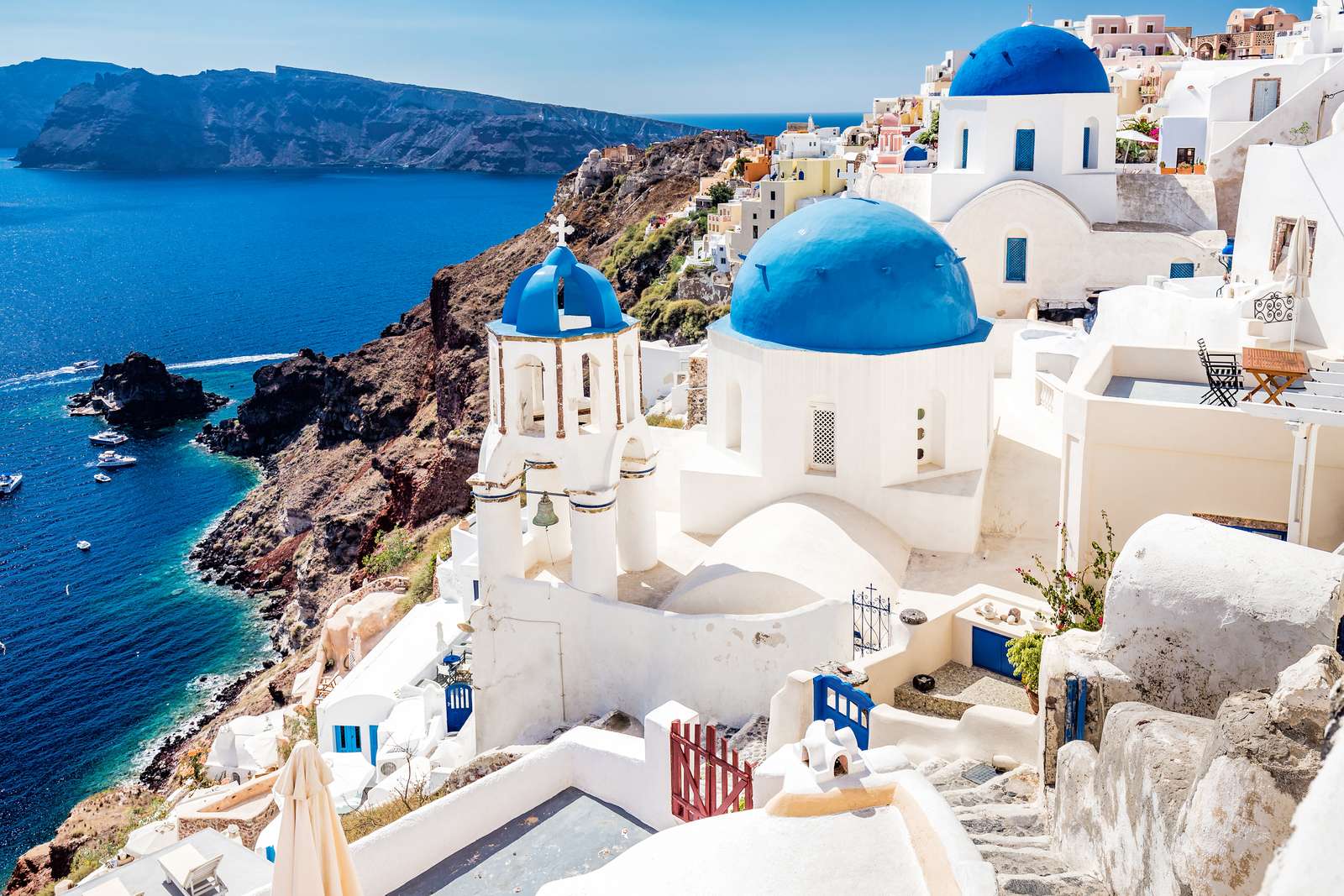 Oia Blue Dome Viewpoint